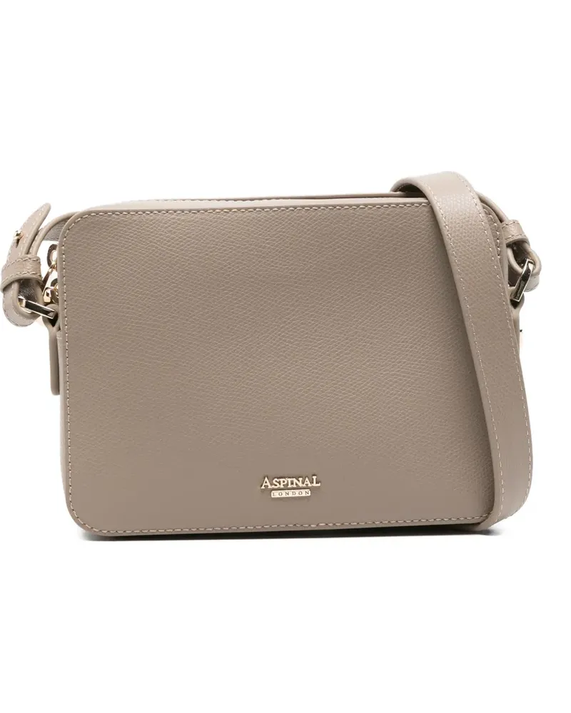 Aspinal of London Umhängetasche aus Leder - Nude Nude