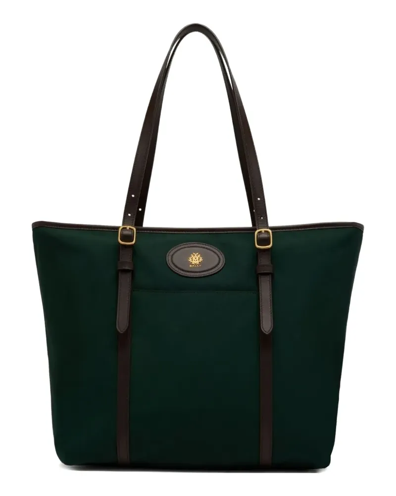 Bally Tote Bag mit Schnallenhenkeln - Grün Grün