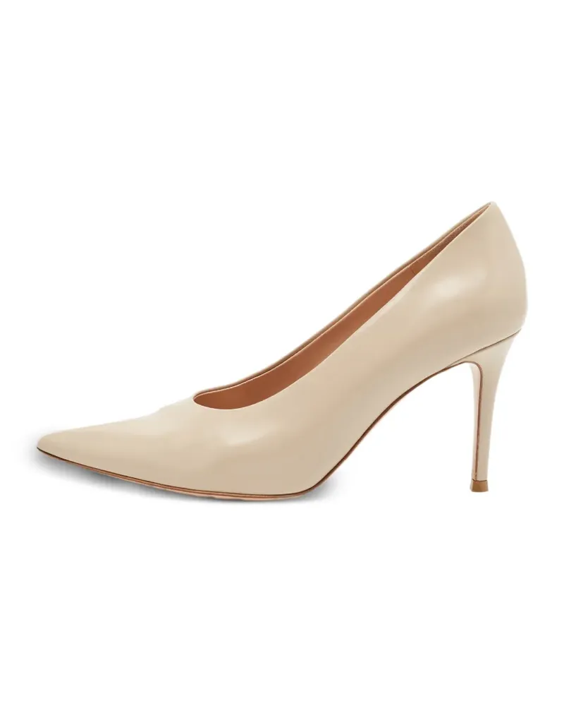 Gianvito Rossi Gianvito 85 Pumps mit spitzer Kappe - Nude Nude