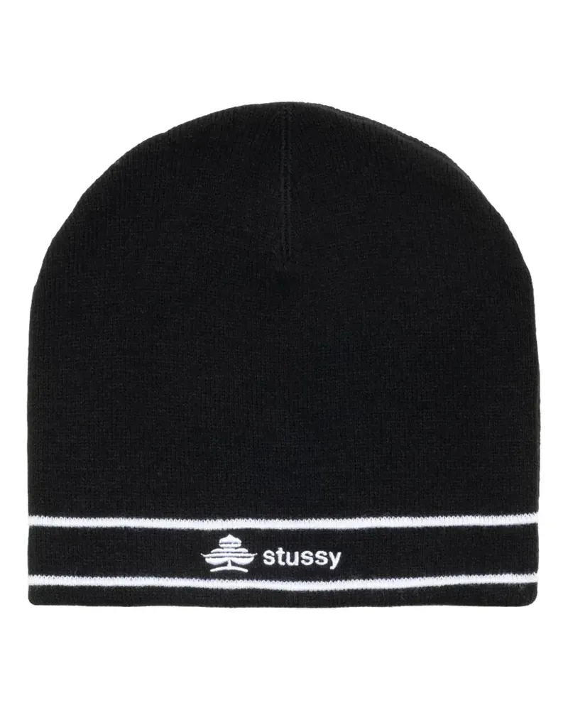 Stüssy Clover Skull Baseballkappe - Schwarz Schwarz