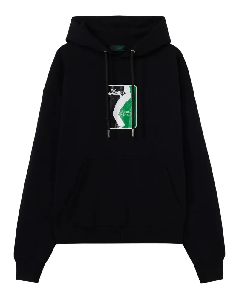 OFF-WHITE Mr. Davis League Skate Hoodie - Schwarz Schwarz