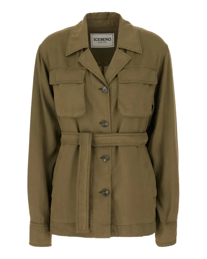 Iceberg belted jacket - Grün Grün