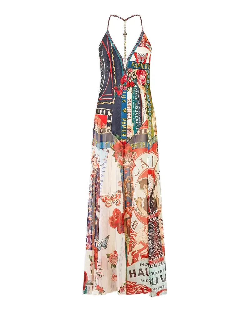 Camilla silk maxi dress - Nude Nude