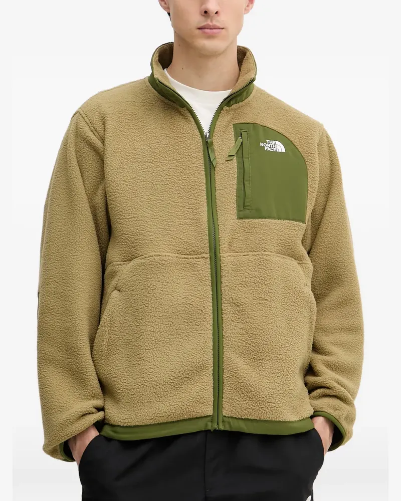 The North Face Yumiori Off-Peak Fleecejacke mit Reißverschluss - Grün Grün