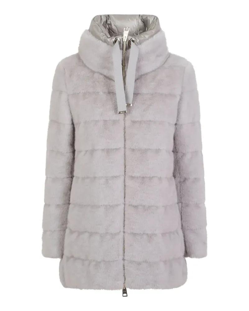 Herno faux-fur padded jacket - Grau Grau