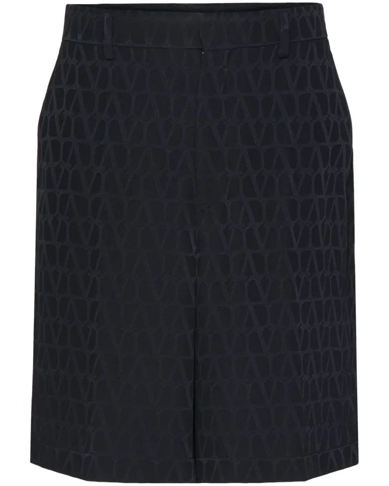 Valentino Garavani Bermudas mit Toile Iconographe-Print - Schwarz Schwarz