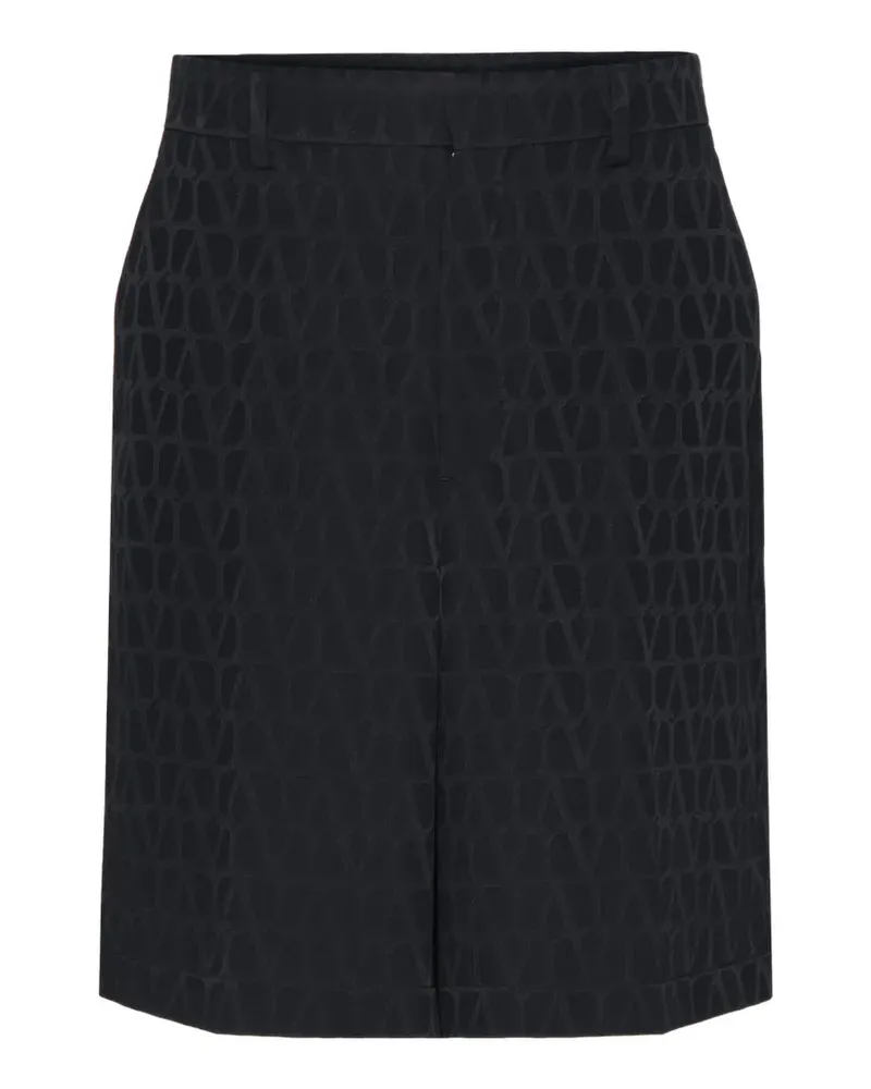 Valentino Garavani Bermudas mit Toile Iconographe-Print - Schwarz Schwarz