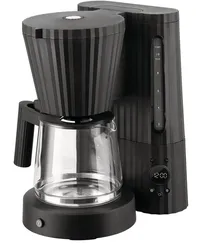 Alessi Plissé Filterkaffeemaschine Schwarz