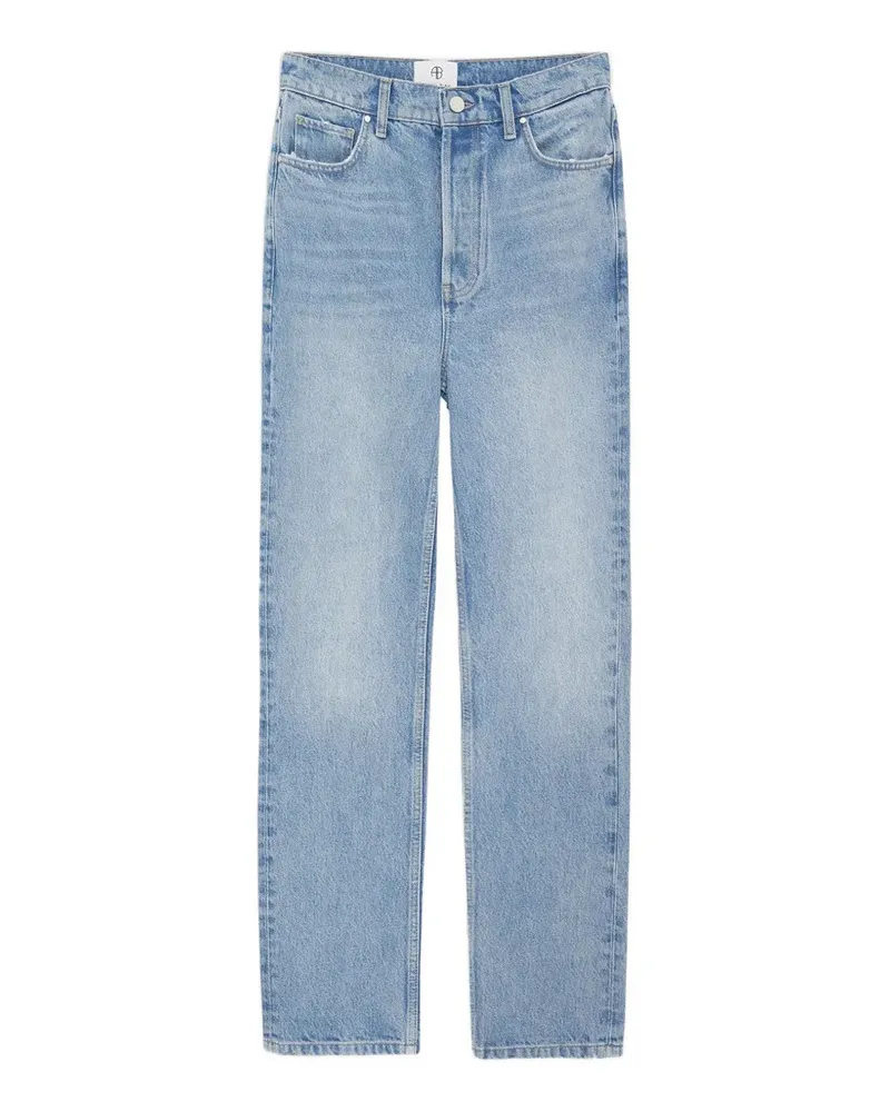 Anine Bing Hugh Jeans mit weitem Bein - Blau Blau