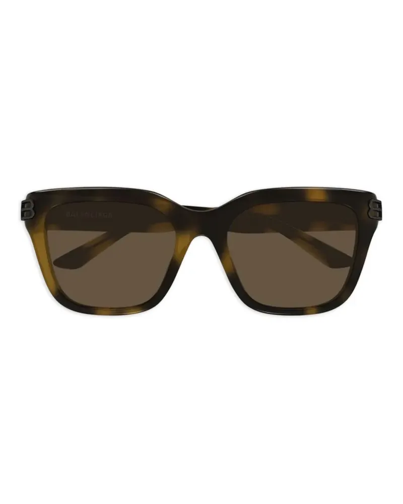 Balenciaga havana logo sunglasses - Braun Braun