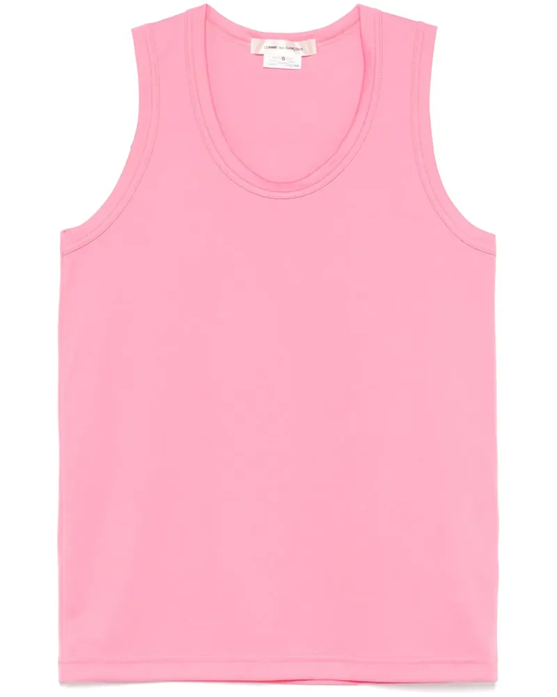 Comme des Garçons Tanktop aus Jersey - Rosa Rosa