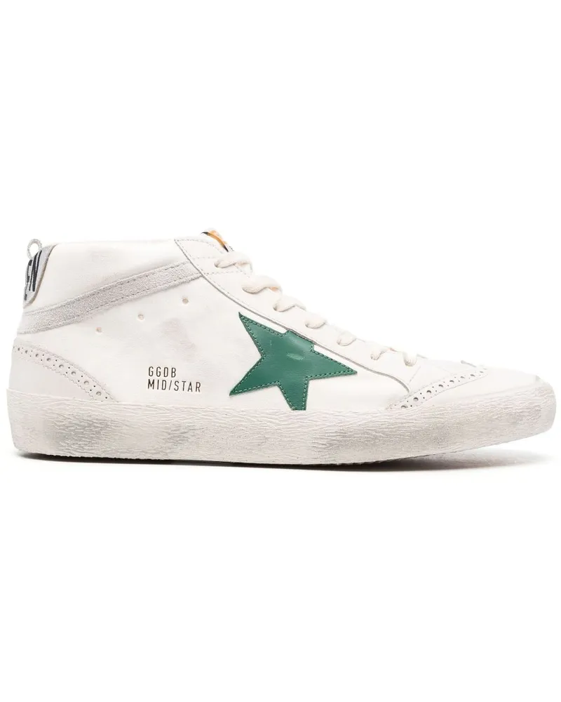 Golden Goose Mid Star Sneakers - Weiß Weiß