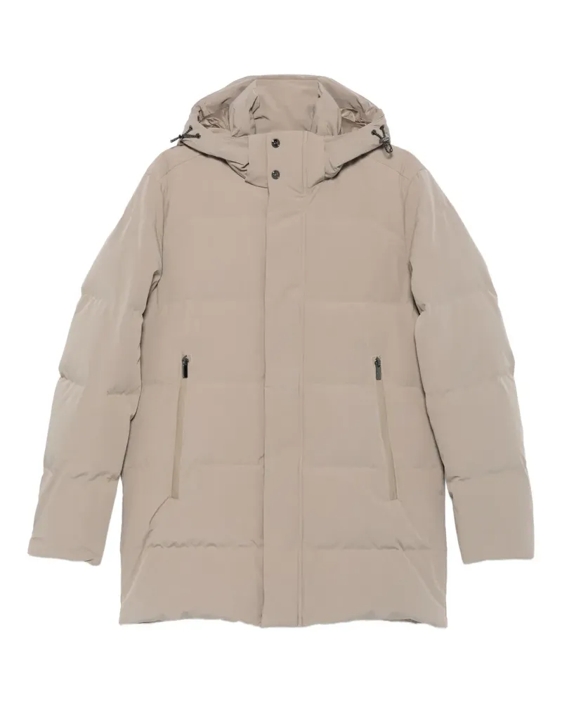 Paul & Shark Gesteppte Typhoon® Platinum Kapuzenjacke - Grau Grau