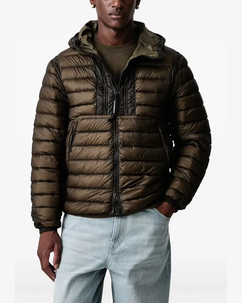 C.P. Company Goggle quilted jacket - Grün Grün