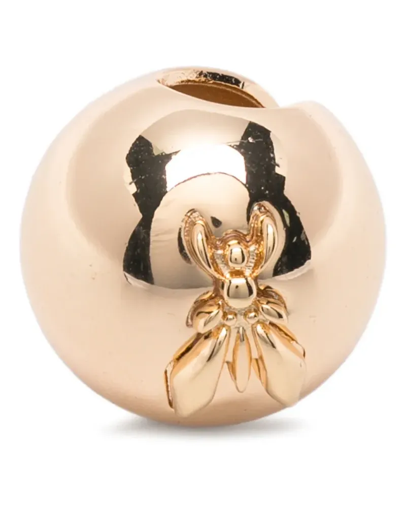 Patrizia Pepe sphere fly-motif ear cuff - Gold Gold