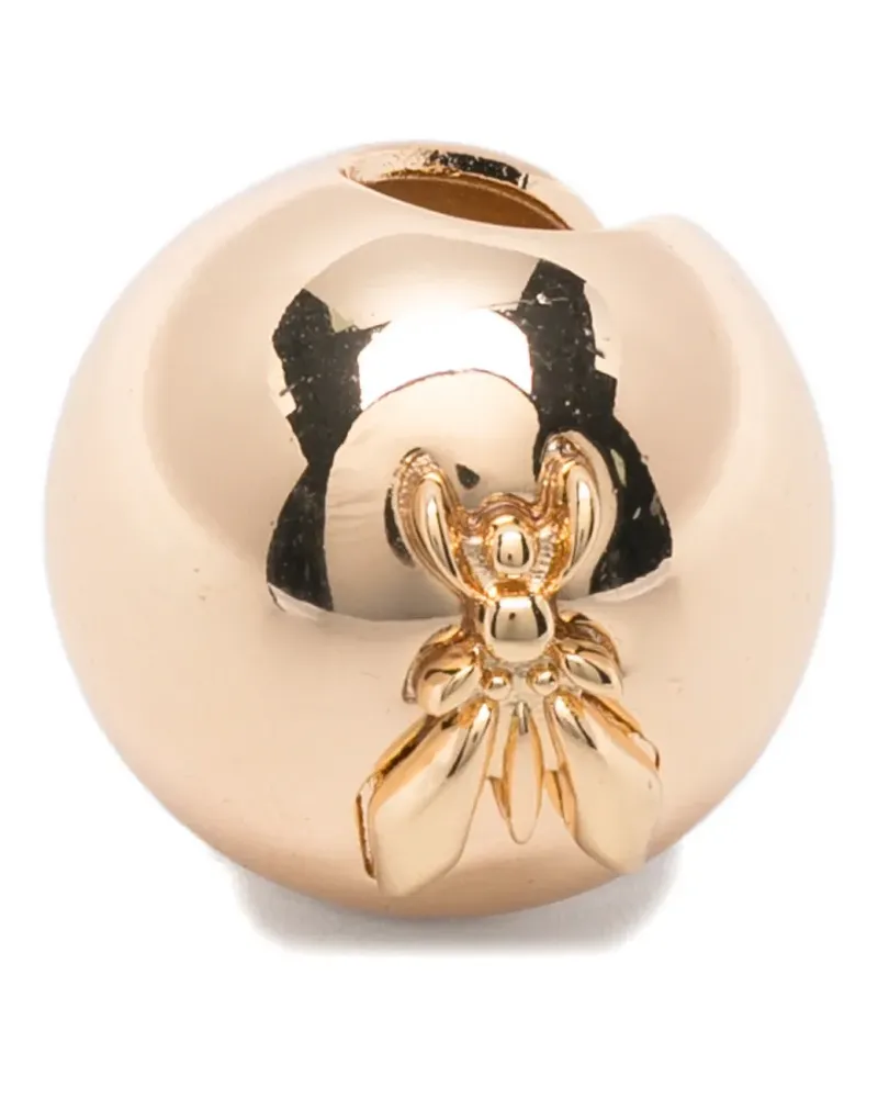 Patrizia Pepe sphere fly-motif ear cuff - Gold Gold