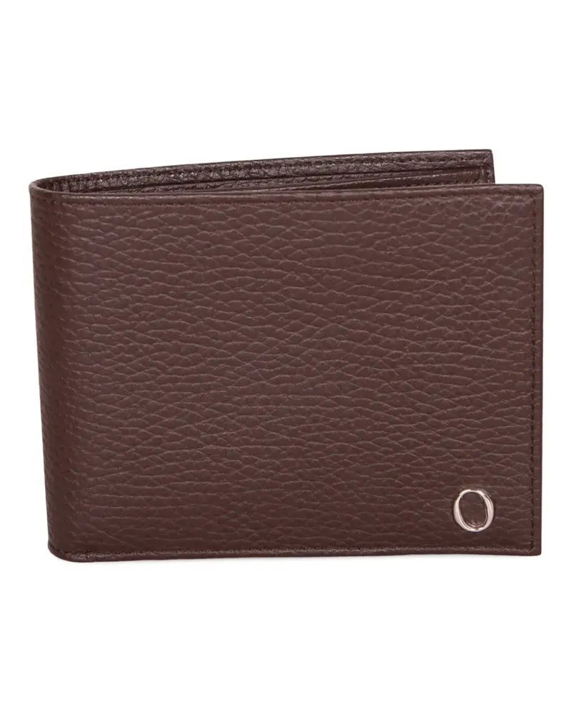 Orciani Micron logo-plaque bifold wallet - Braun Braun