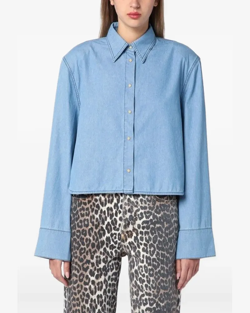 HALFBOY denim shirt - Blau Blau