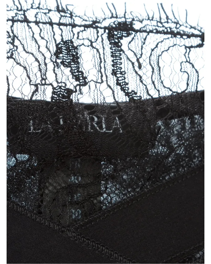 La Perla Merveille' Tanga - Schwarz Schwarz