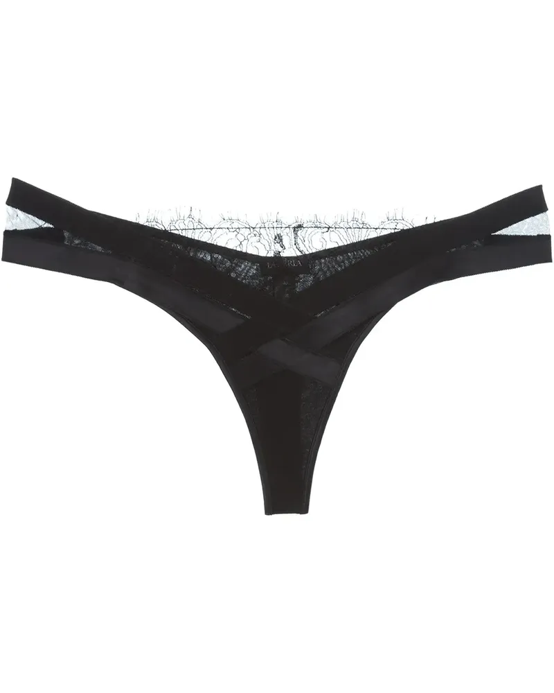 La Perla Merveille' Tanga - Schwarz Schwarz