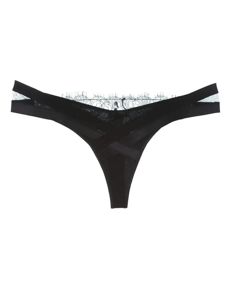 La Perla Merveille' Tanga - Schwarz Schwarz