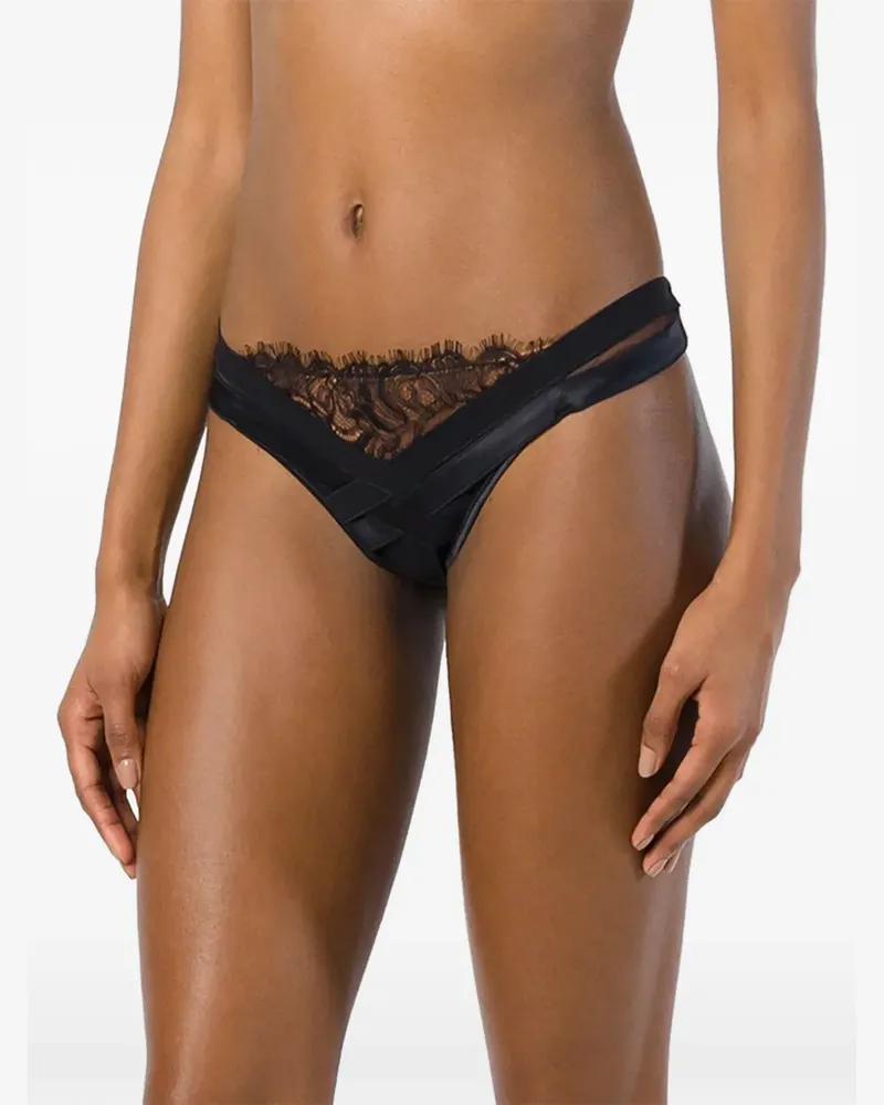 La Perla Merveille' Tanga - Schwarz Schwarz