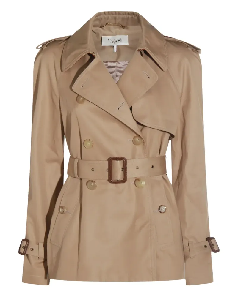 Chloé Zweireihiger Trenchcoat - Braun Braun