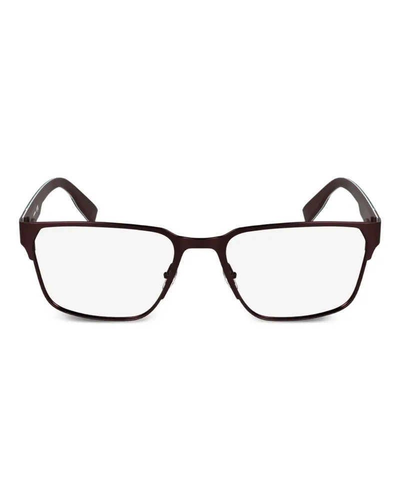 Lacoste Brille mit eckigem Gestell - Rot Rot