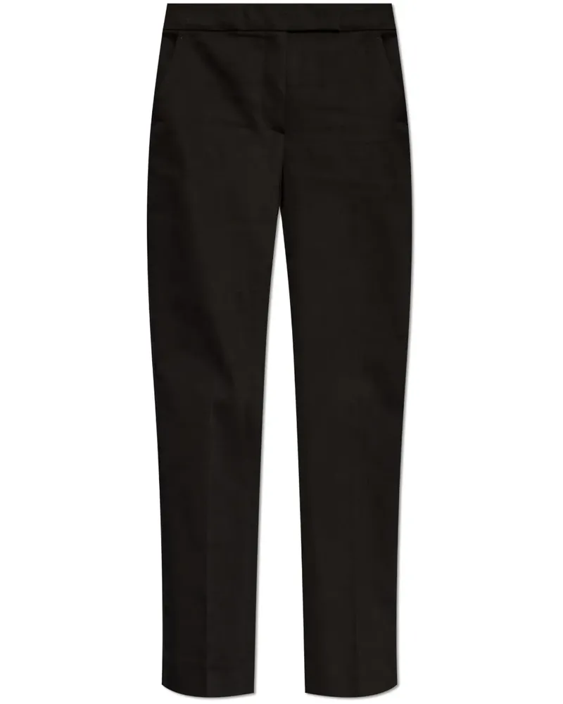 Max Mara Klassische Tapered-Hose - Schwarz Schwarz