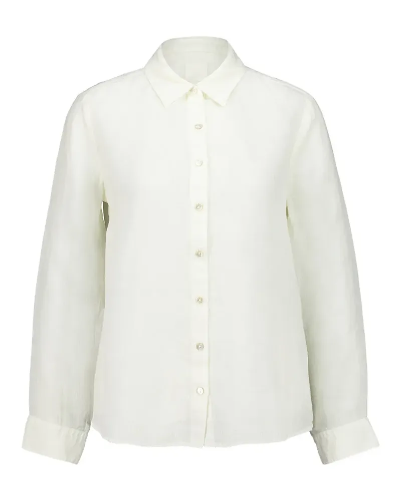 120% Lino long-sleeve shirt - Weiß Weiß