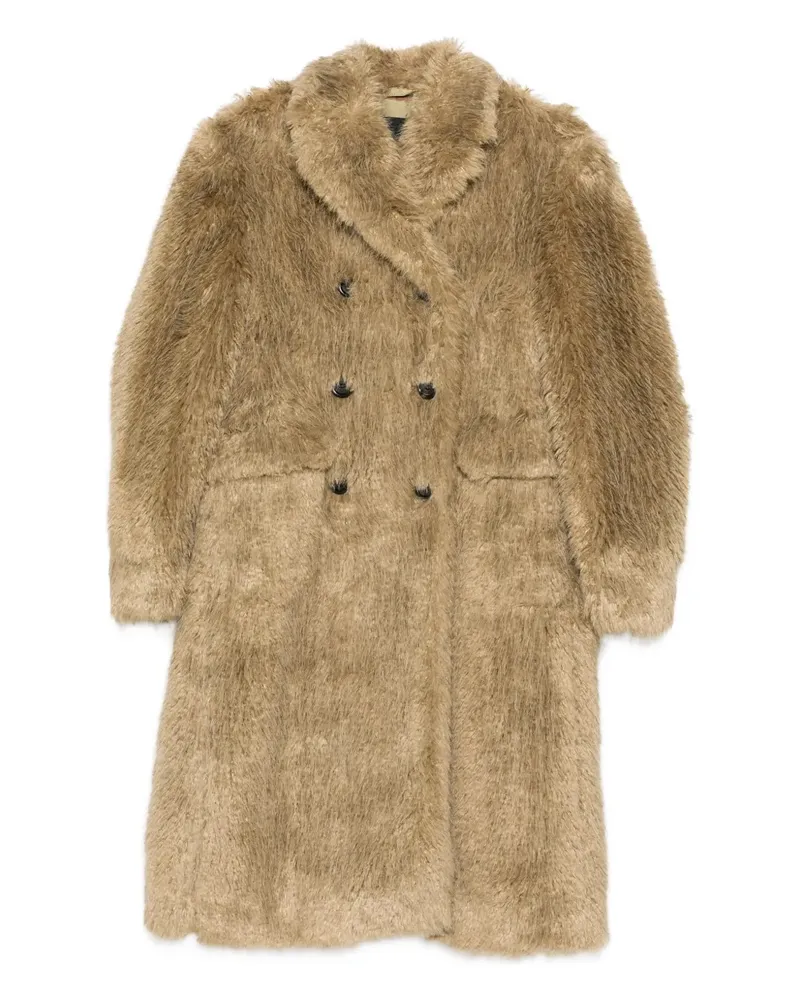 Andersson Bell Fields Mantel aus Faux Fur - Nude Nude