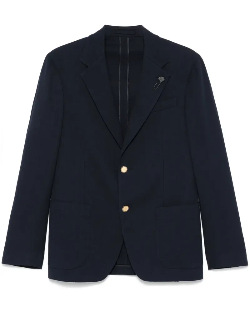 LARDINI Sakko mit Anstecknadel - Blau Blau