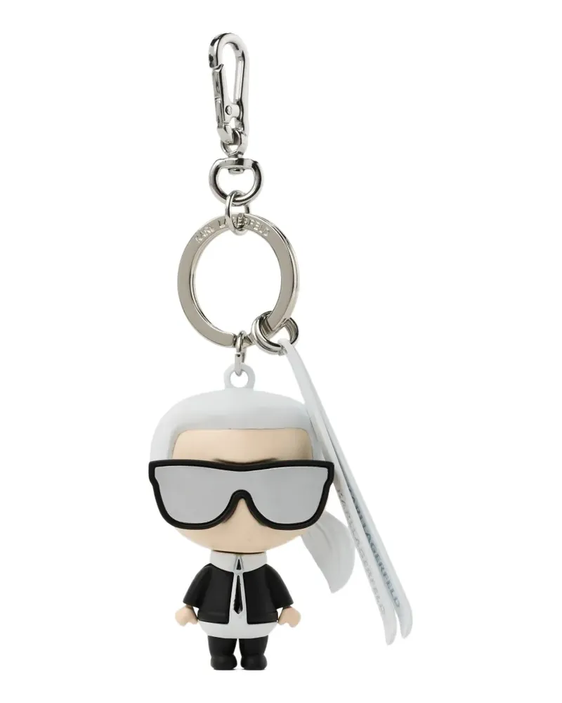 Karl Lagerfeld Ikon Ski-Schlüsselanhänger - Weiß Weiß
