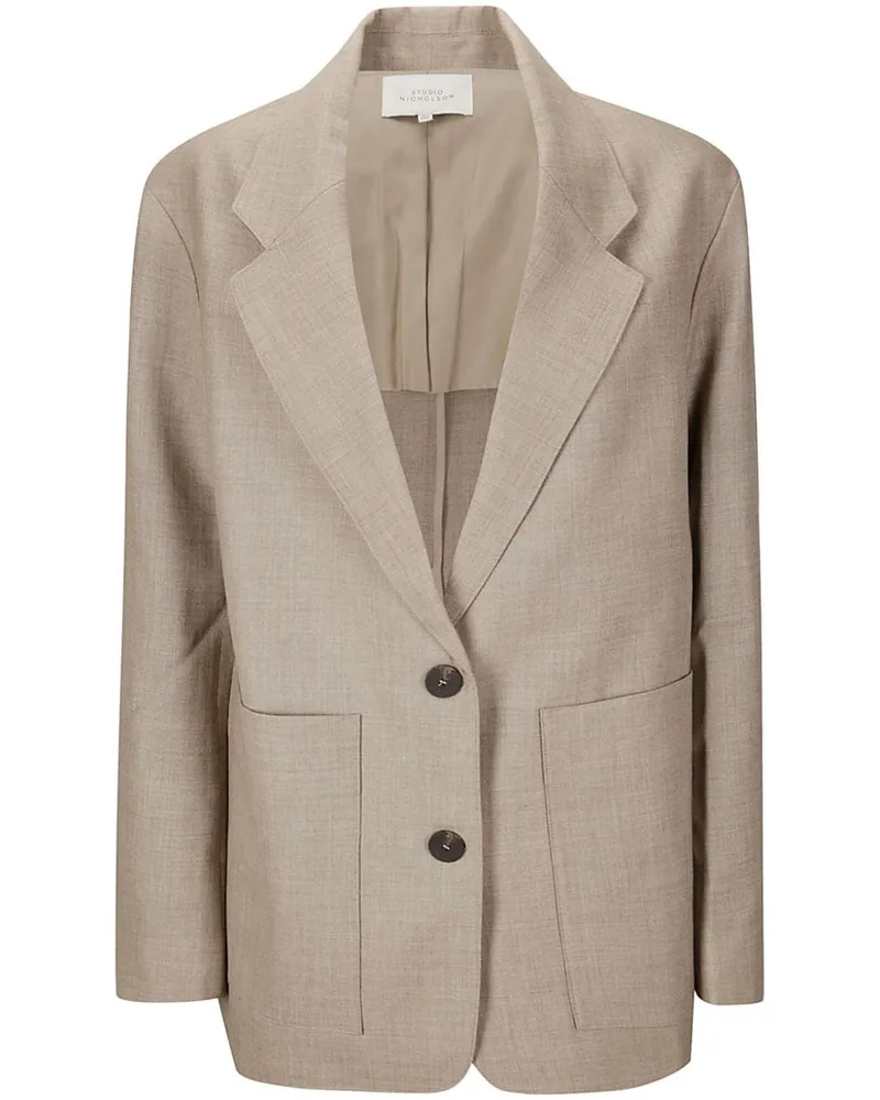 Studio Nicholson Conde Blazer - Nude Nude