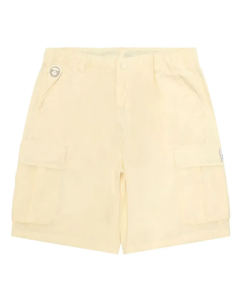 BAPE cotton cargo shorts - Nude Nude
