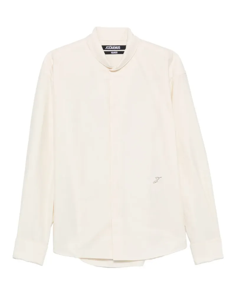 Jacquemus Hemd mit Bubikragen - Nude Nude