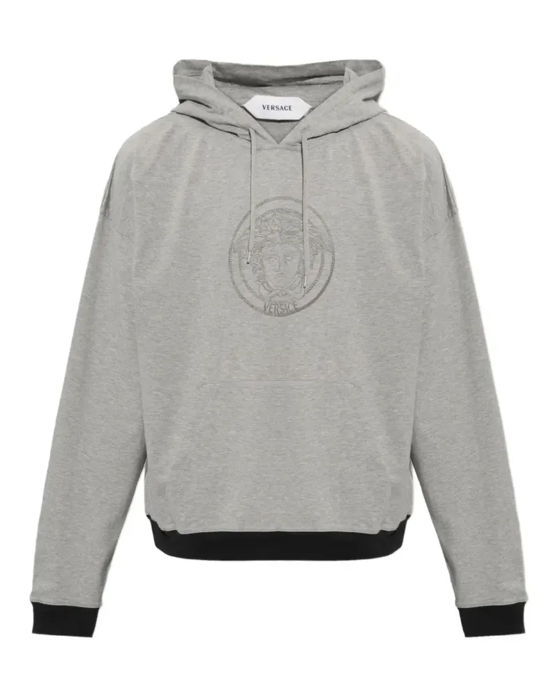 Versace Medusa-print hoodie - Grau Grau