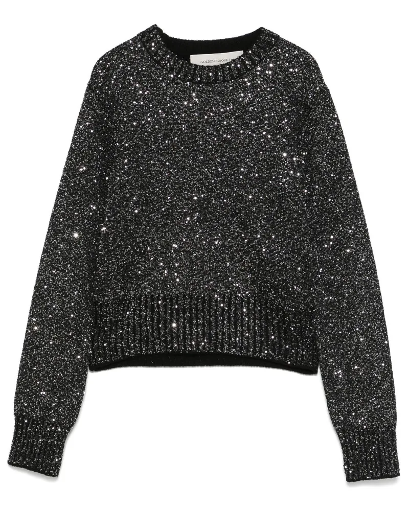 Golden Goose Pullover mit Pailletten - Schwarz Schwarz