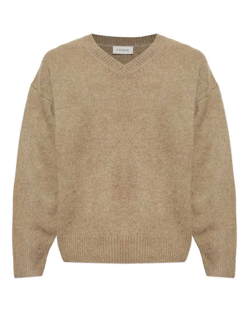 Frame Denim V-neck sweater - Braun Braun