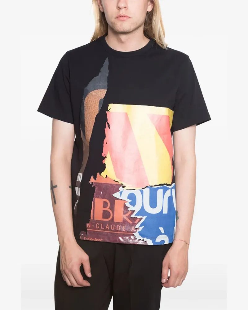 JUUN.J T-Shirt mit Print - Schwarz Schwarz