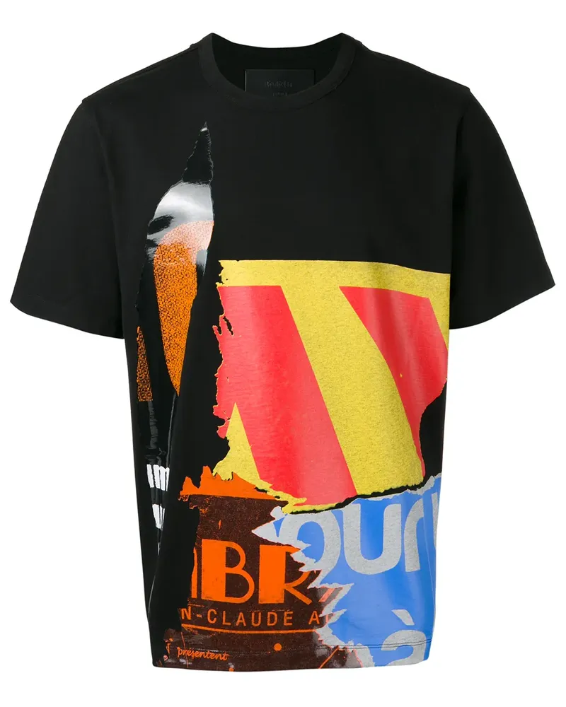 JUUN.J T-Shirt mit Print - Schwarz Schwarz
