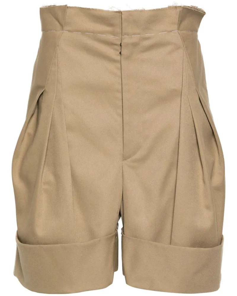 Maison Margiela Skater Shorts mit Faltendetail - Nude Nude