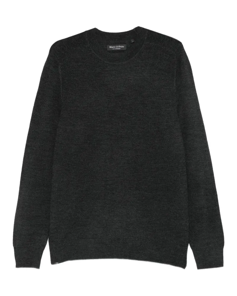 Marc O'Polo waffle-knit wool sweater - Grau Grau