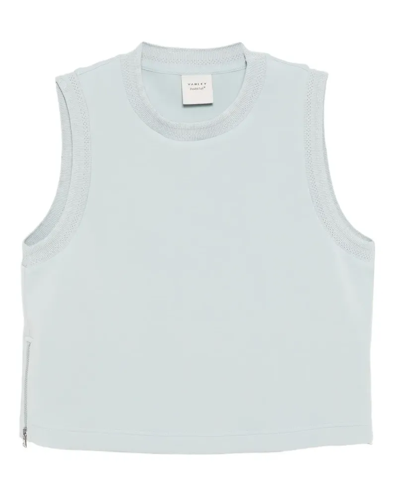 Varley Shea Cropped-Tanktop - Blau Blau