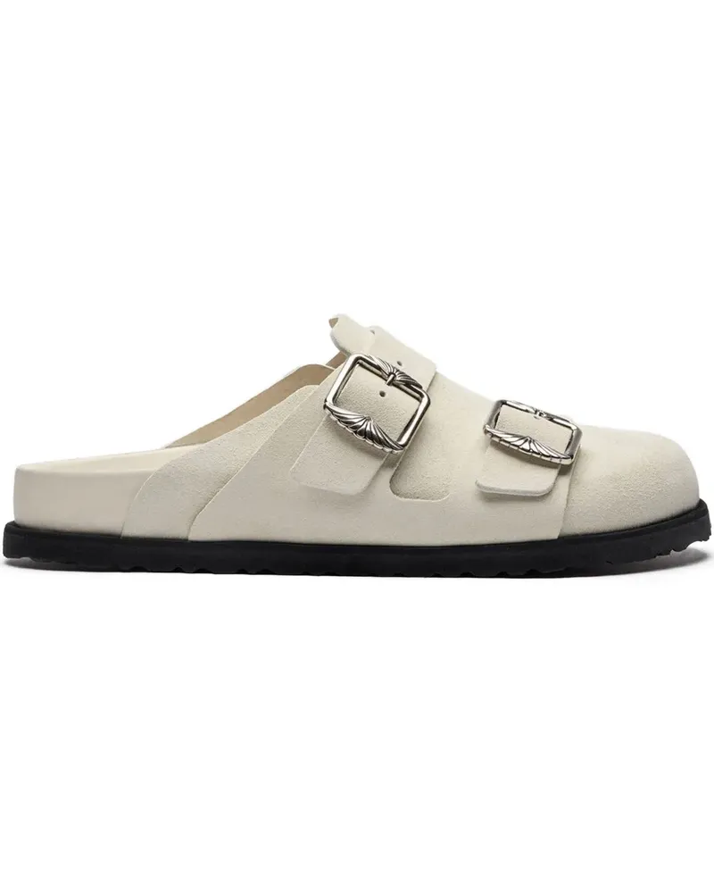 Birkenstock Geschlossene Sandalen mit Doppelriemen - Weiß Weiß