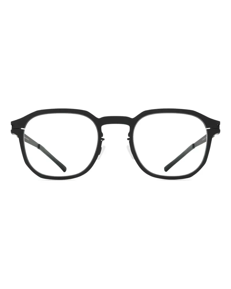 Mykita Rockwell Brille mit geometrischem Gestell - Schwarz Schwarz