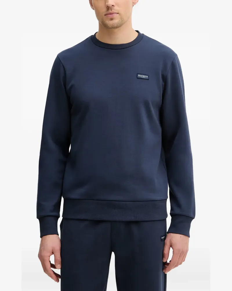 Hackett logo-patch sweatshirt - Blau Blau
