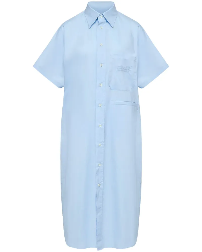 Maison Margiela Klassisches Hemdkleid - Blau Blau