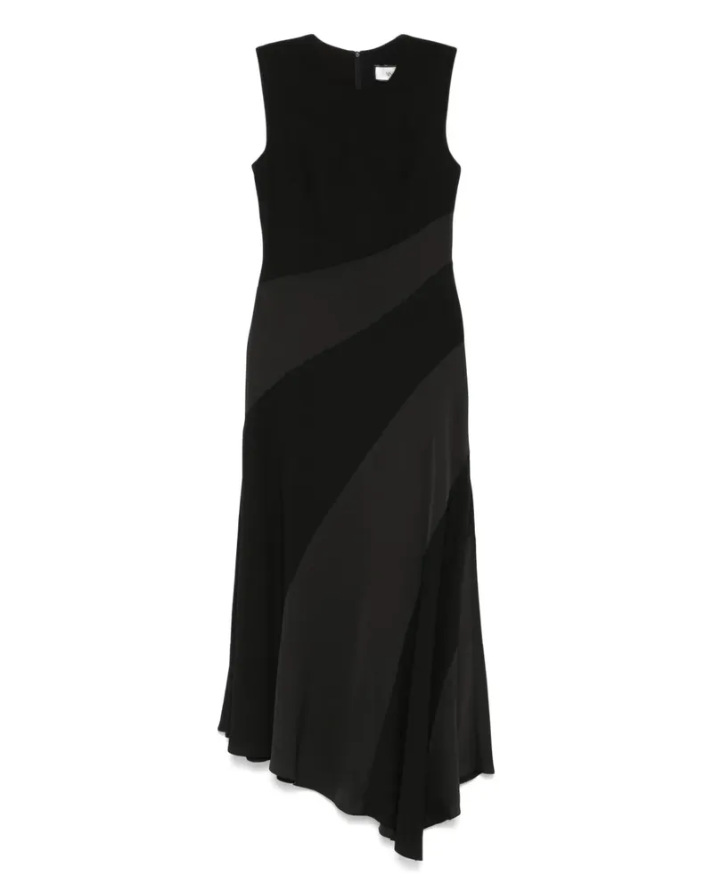 NISSA Midikleid mit Einsätzen - Schwarz Schwarz