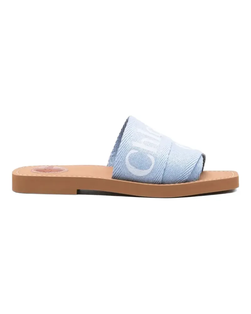 Chloé woody slides - Blau Blau